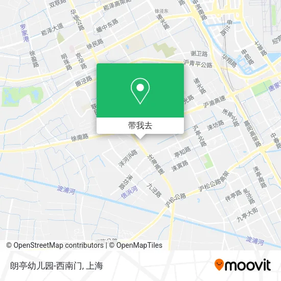 朗亭幼儿园-西南门地图