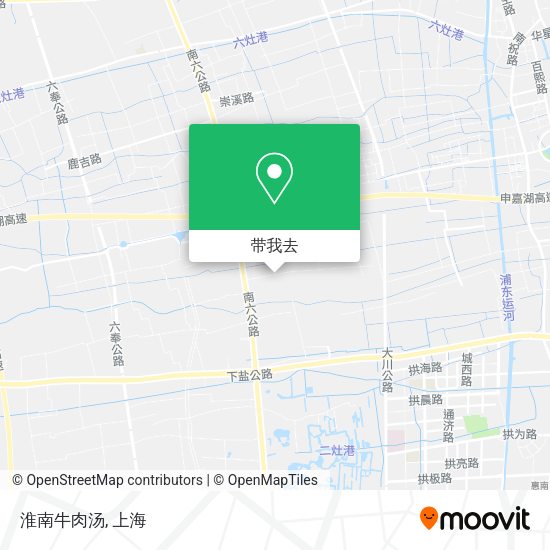 淮南牛肉汤地图