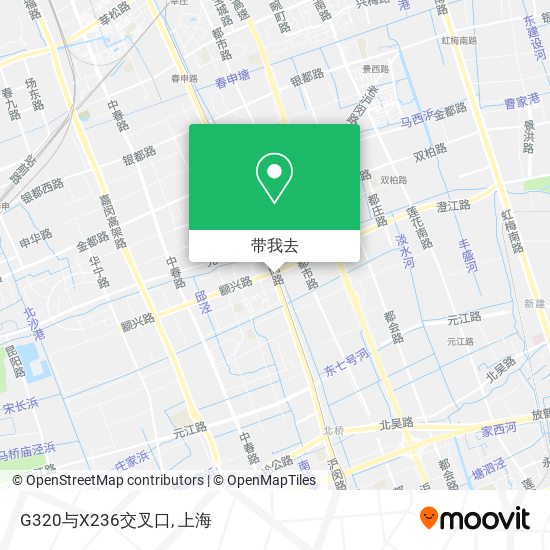 G320与X236交叉口地图