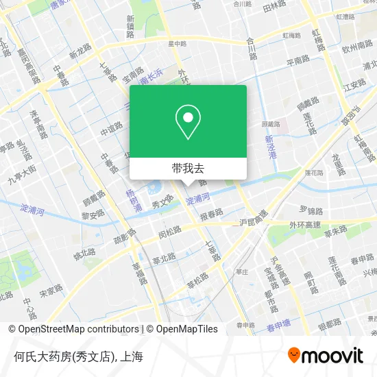 何氏大药房(秀文店)地图