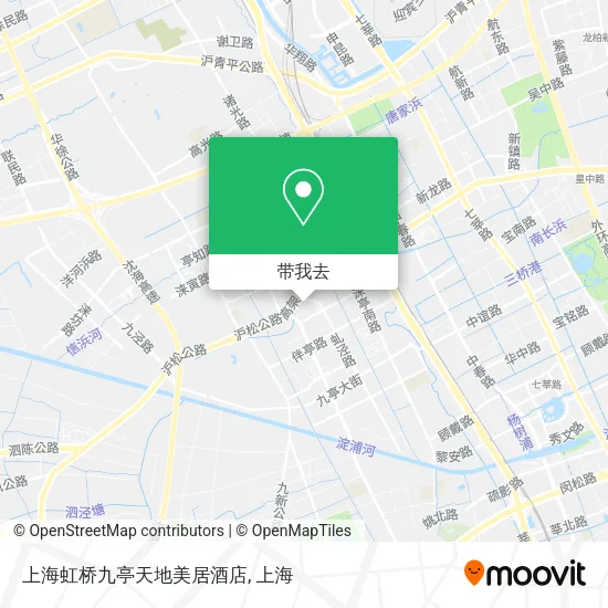 上海虹桥九亭天地美居酒店地图