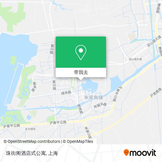 珠街阁酒店式公寓地图