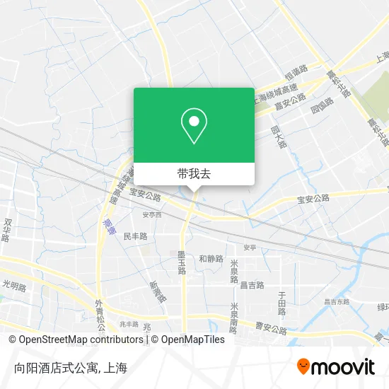 向阳酒店式公寓地图