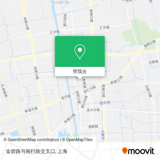 金碧路与南行路交叉口地图