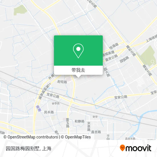 园国路梅园别墅地图