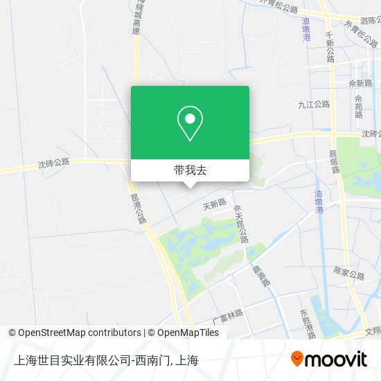 上海世目实业有限公司-西南门地图