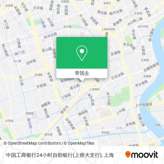 中国工商银行24小时自助银行(上师大支行)地图