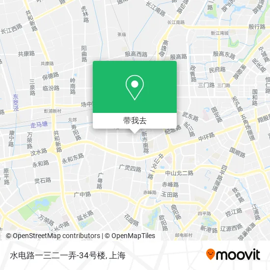 水电路一三二一弄-34号楼地图