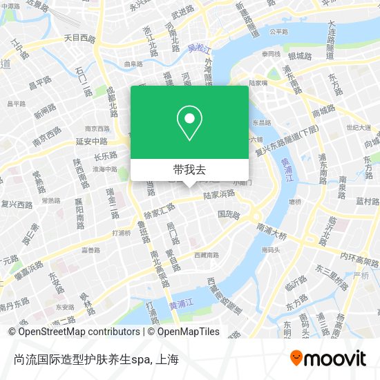 尚流国际造型护肤养生spa地图