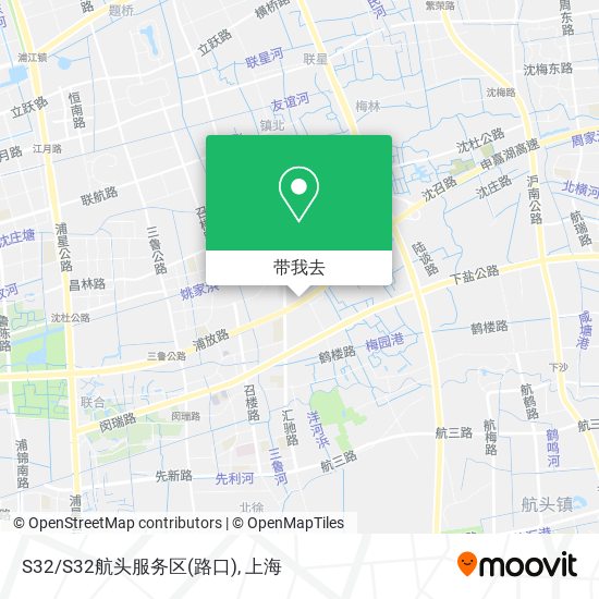 S32/S32航头服务区(路口)地图