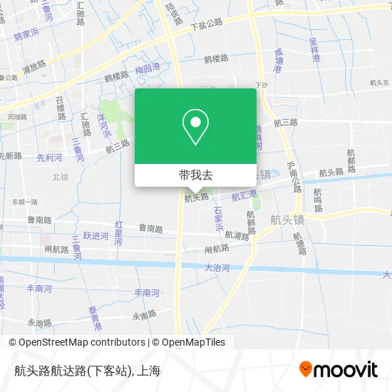 航头路航达路(下客站)地图