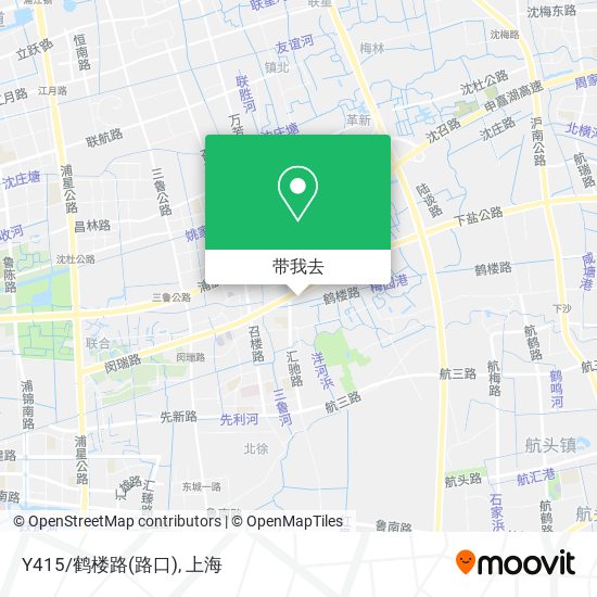 Y415/鹤楼路(路口)地图