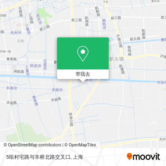 5组村宅路与丰桥北路交叉口地图