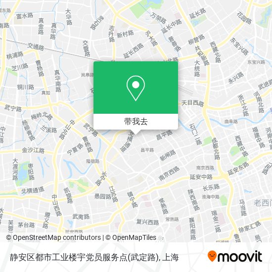 静安区都市工业楼宇党员服务点(武定路)地图