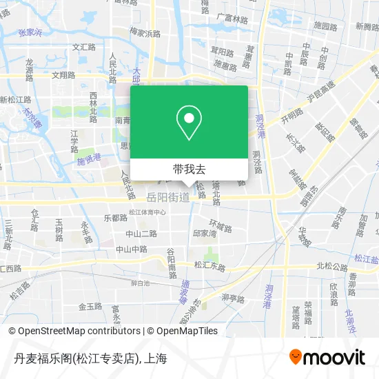 丹麦福乐阁(松江专卖店)地图