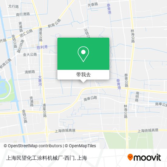上海民望化工涂料机械厂-西门地图