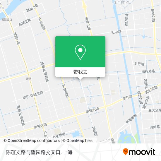 陈谊支路与望园路交叉口地图