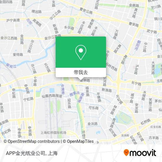 APP金光纸业公司地图