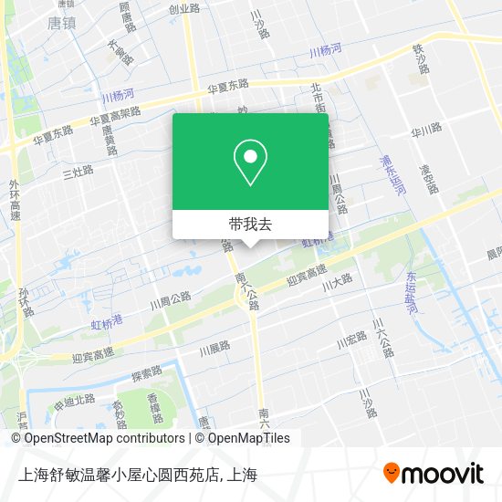 上海舒敏温馨小屋心圆西苑店地图
