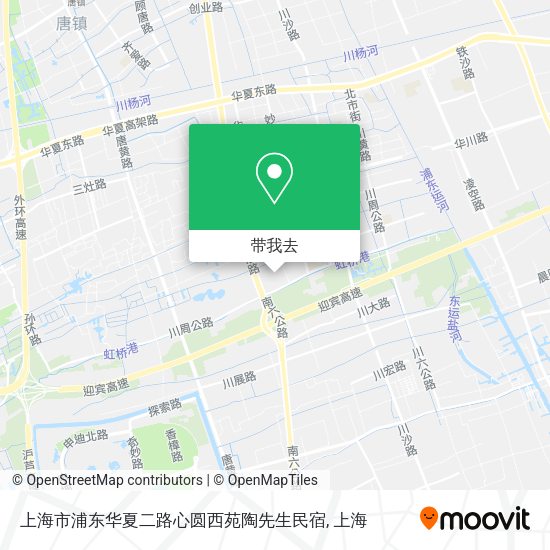 上海市浦东华夏二路心圆西苑陶先生民宿地图