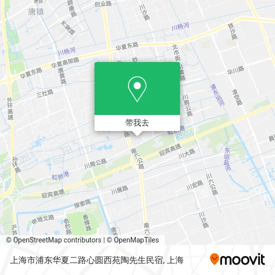 上海市浦东华夏二路心圆西苑陶先生民宿地图