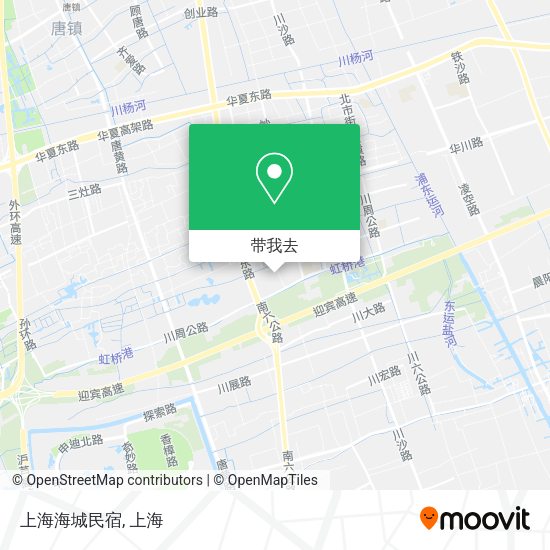 上海海城民宿地图