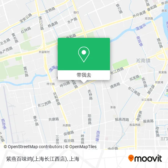 紫燕百味鸡(上海长江西店)地图