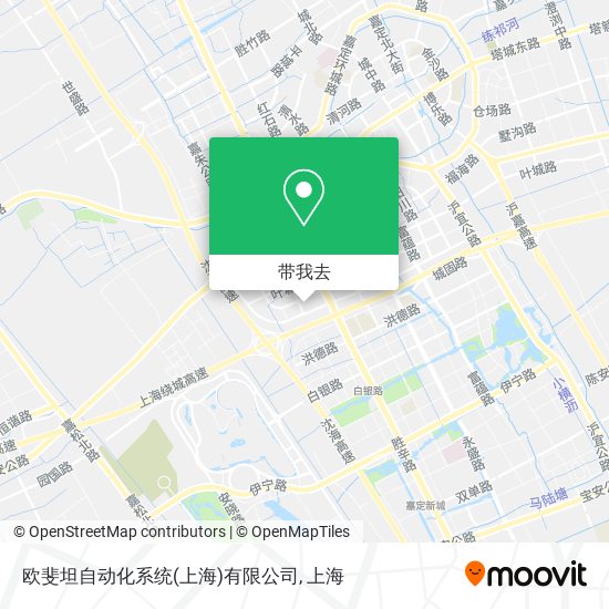 欧斐坦自动化系统(上海)有限公司地图