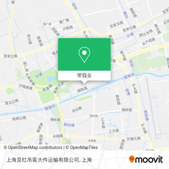 上海炅红吊装大件运输有限公司地图