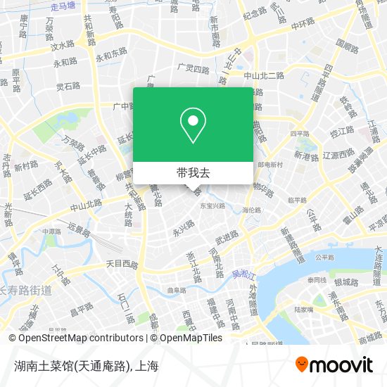 湖南土菜馆(天通庵路)地图