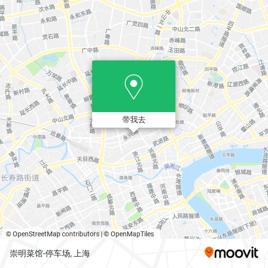 崇明菜馆-停车场地图