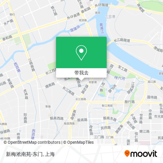 新梅淞南苑-东门地图