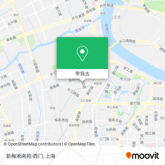 新梅淞南苑-西门地图