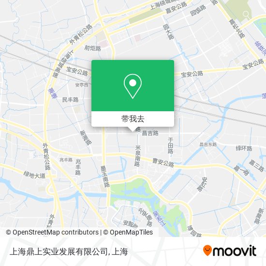 上海鼎上实业发展有限公司地图