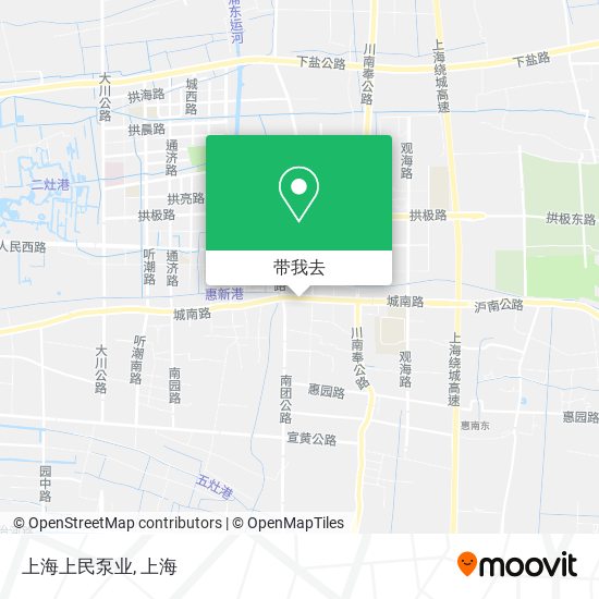 上海上民泵业地图