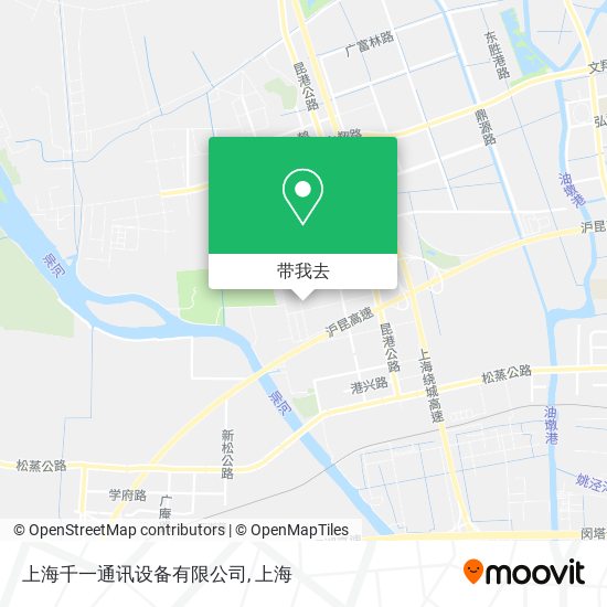 上海千一通讯设备有限公司地图