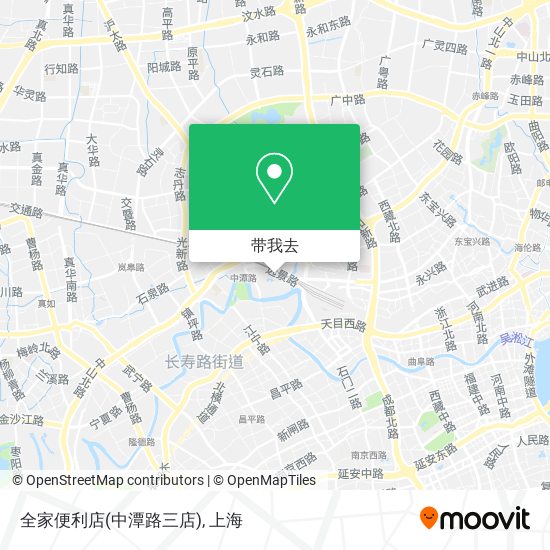 全家便利店(中潭路三店)地图