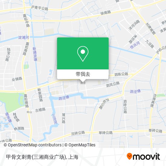 甲骨文刺青(三湘商业广场)地图