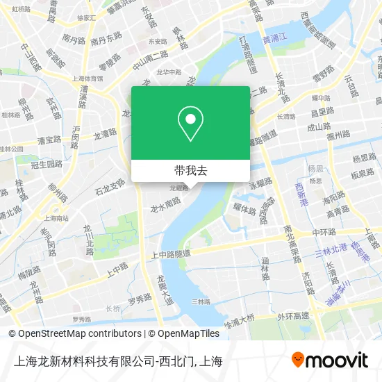 上海龙新材料科技有限公司-西北门地图