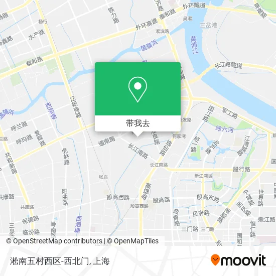 淞南五村西区-西北门地图