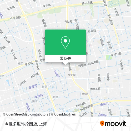 今世多服饰拾圆店地图