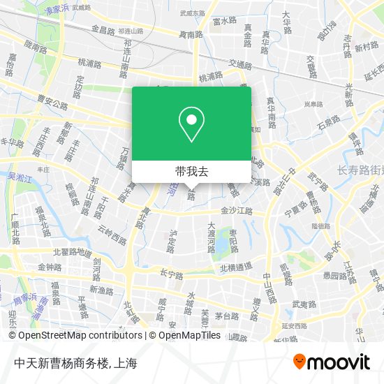 中天新曹杨商务楼地图