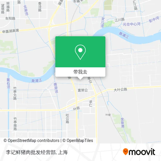 李记鲜猪肉批发经营部地图