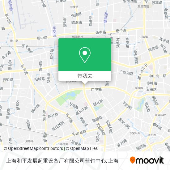 上海和平发展起重设备厂有限公司营销中心地图