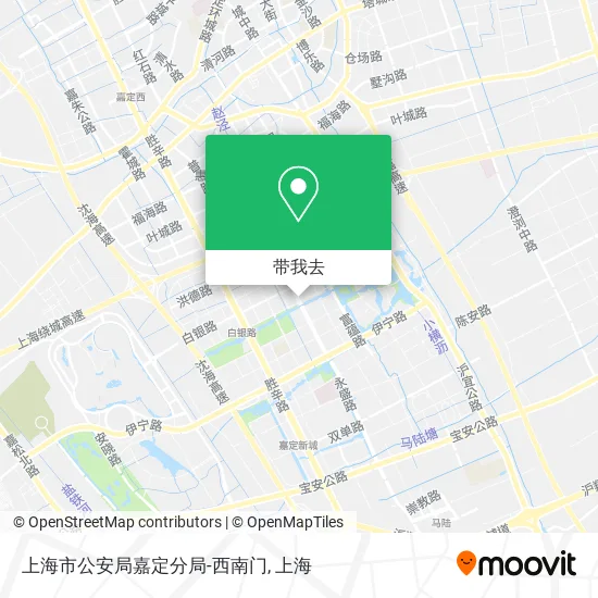 上海市公安局嘉定分局-西南门地图