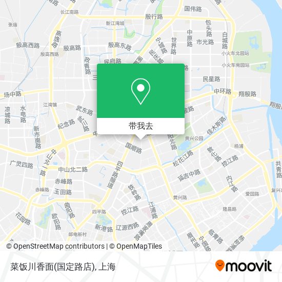 菜饭川香面(国定路店)地图