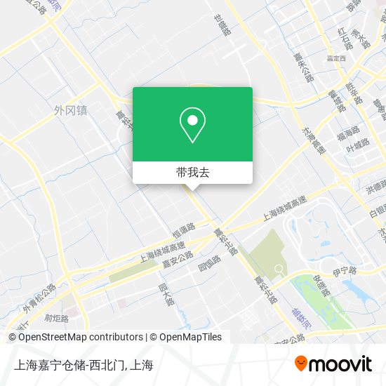 上海嘉宁仓储-西北门地图