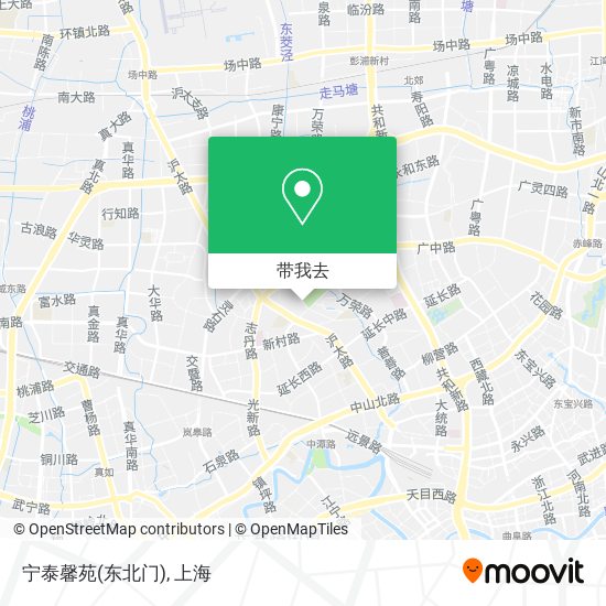 宁泰馨苑(东北门)地图