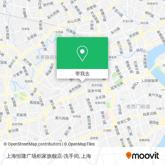 上海恒隆广场积家旗舰店-洗手间地图