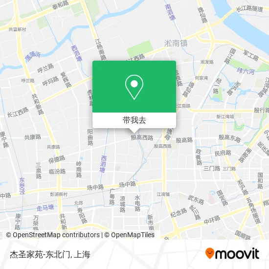 杰圣家苑-东北门地图